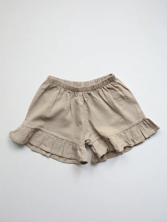 The Simple Folk Frill Linen Short
