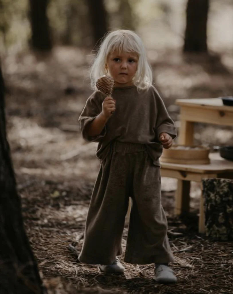 Simple Folk The Wide Leg Terry Trouser