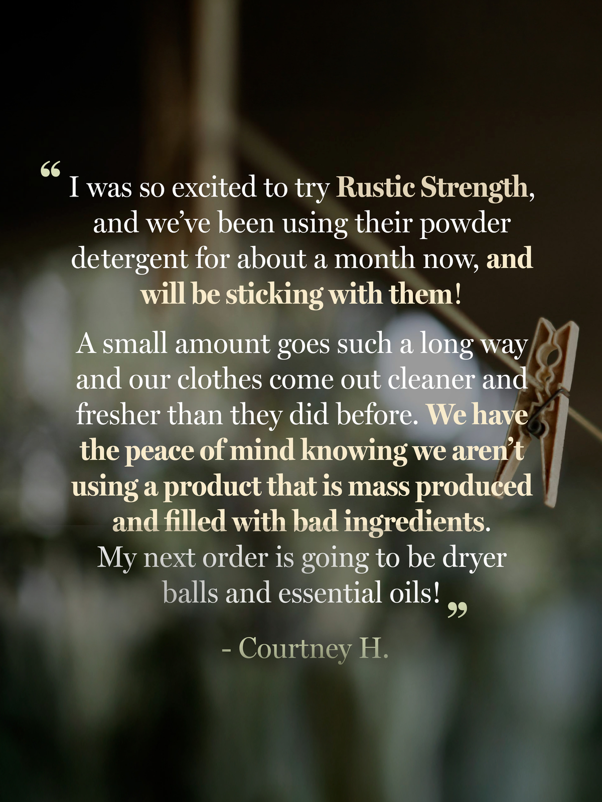 Powder Laundry Detergent