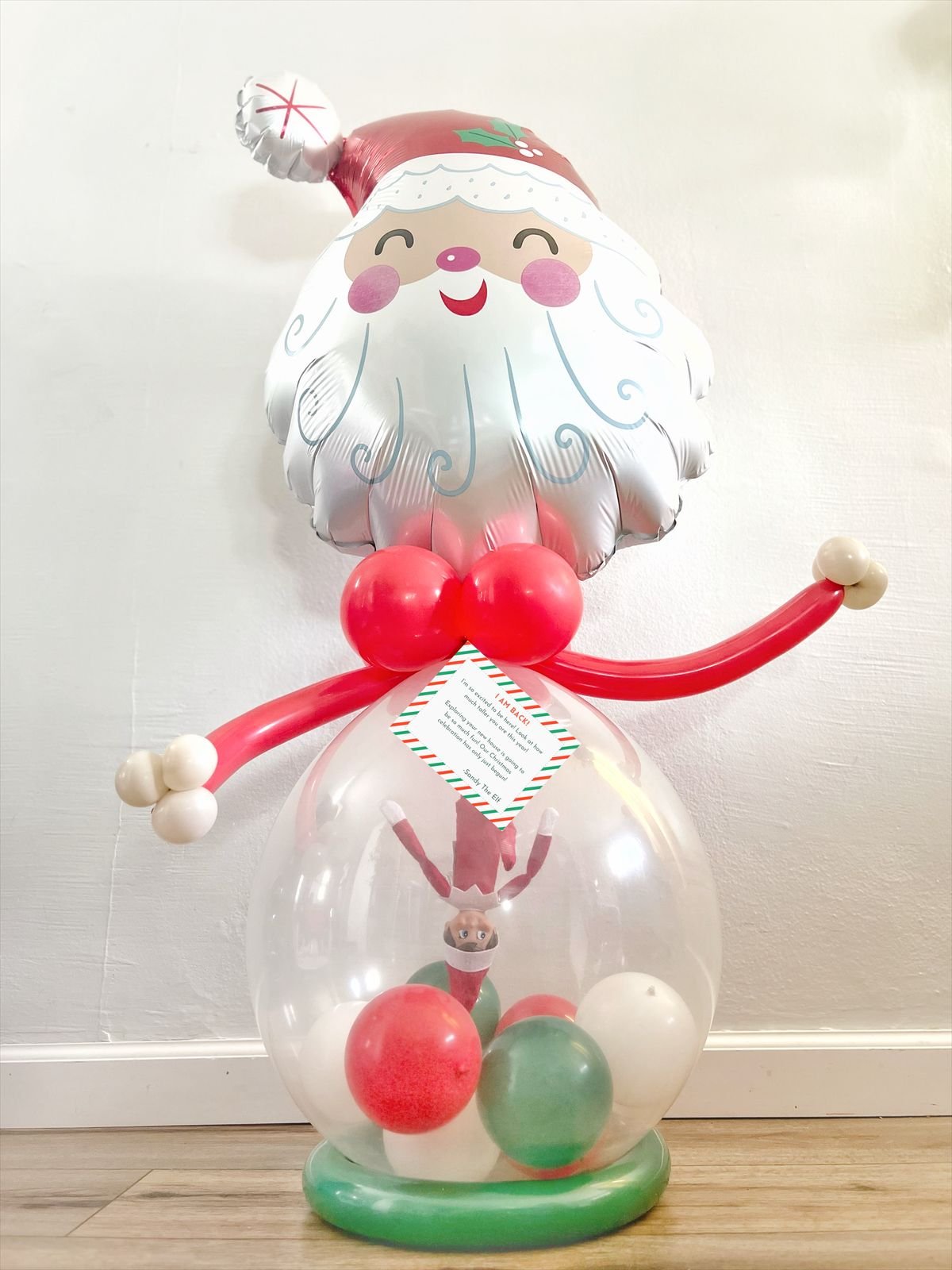 Elf on the Shelf Balloon Arrival - DIY KIT