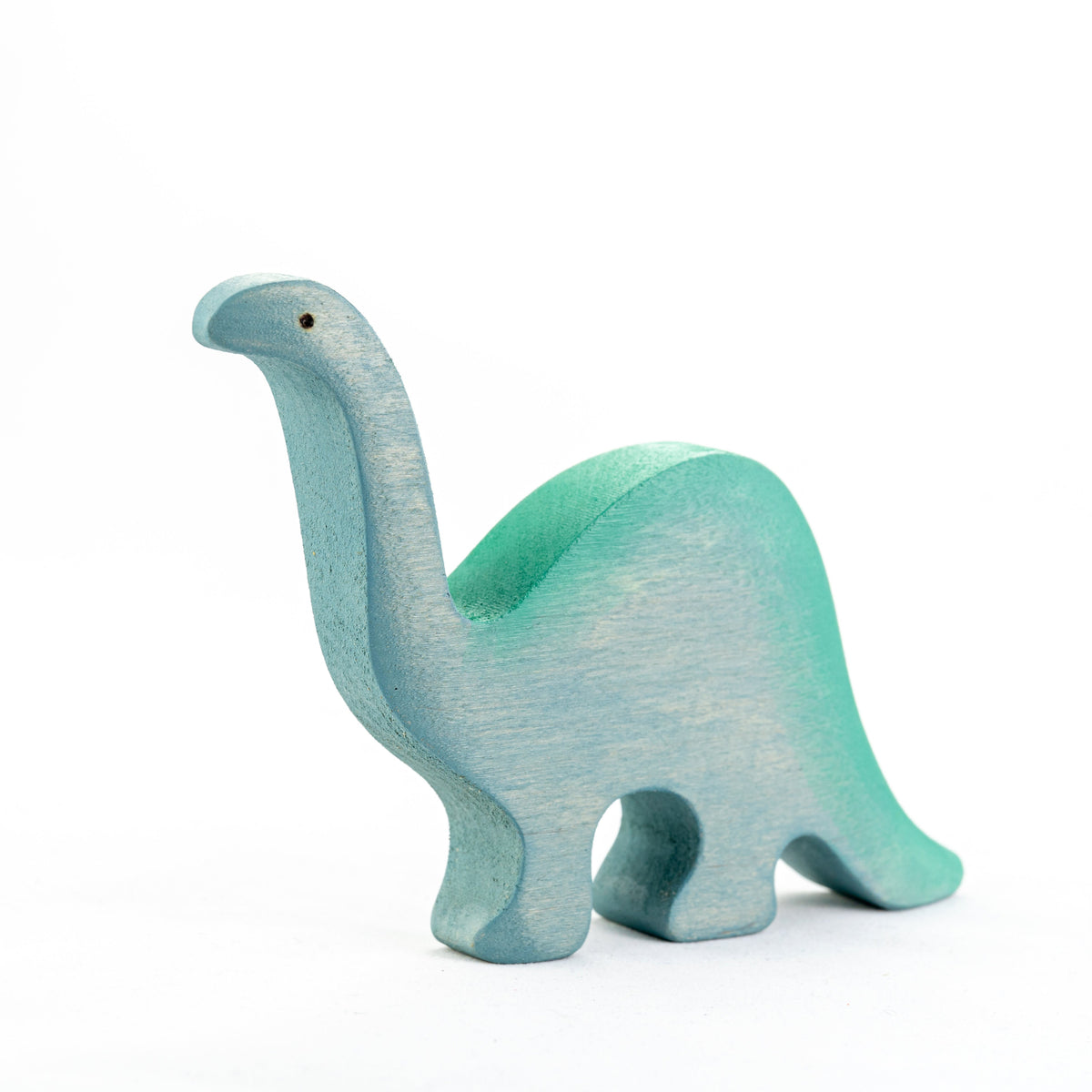 Wooden Dinosaur toy set painted- 6 pieces