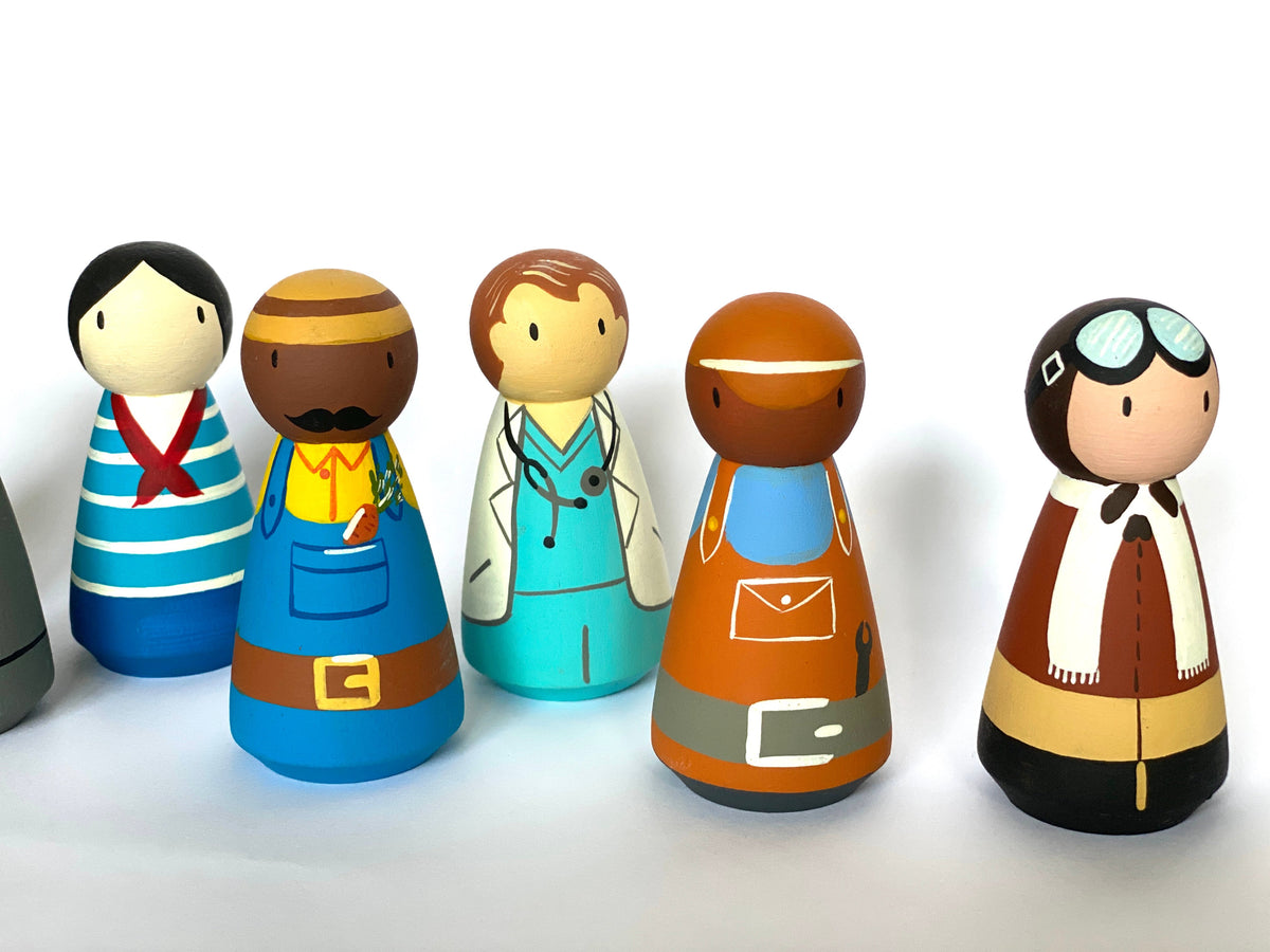 Wooden Peg Dolls Professional