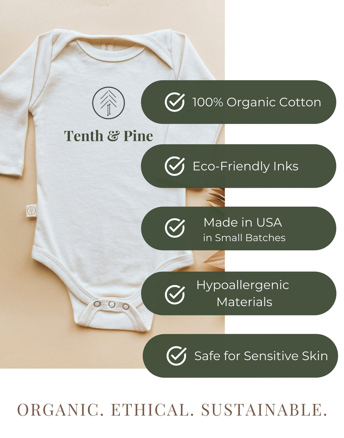 Gobble Organic Bodysuit Long Sleeve