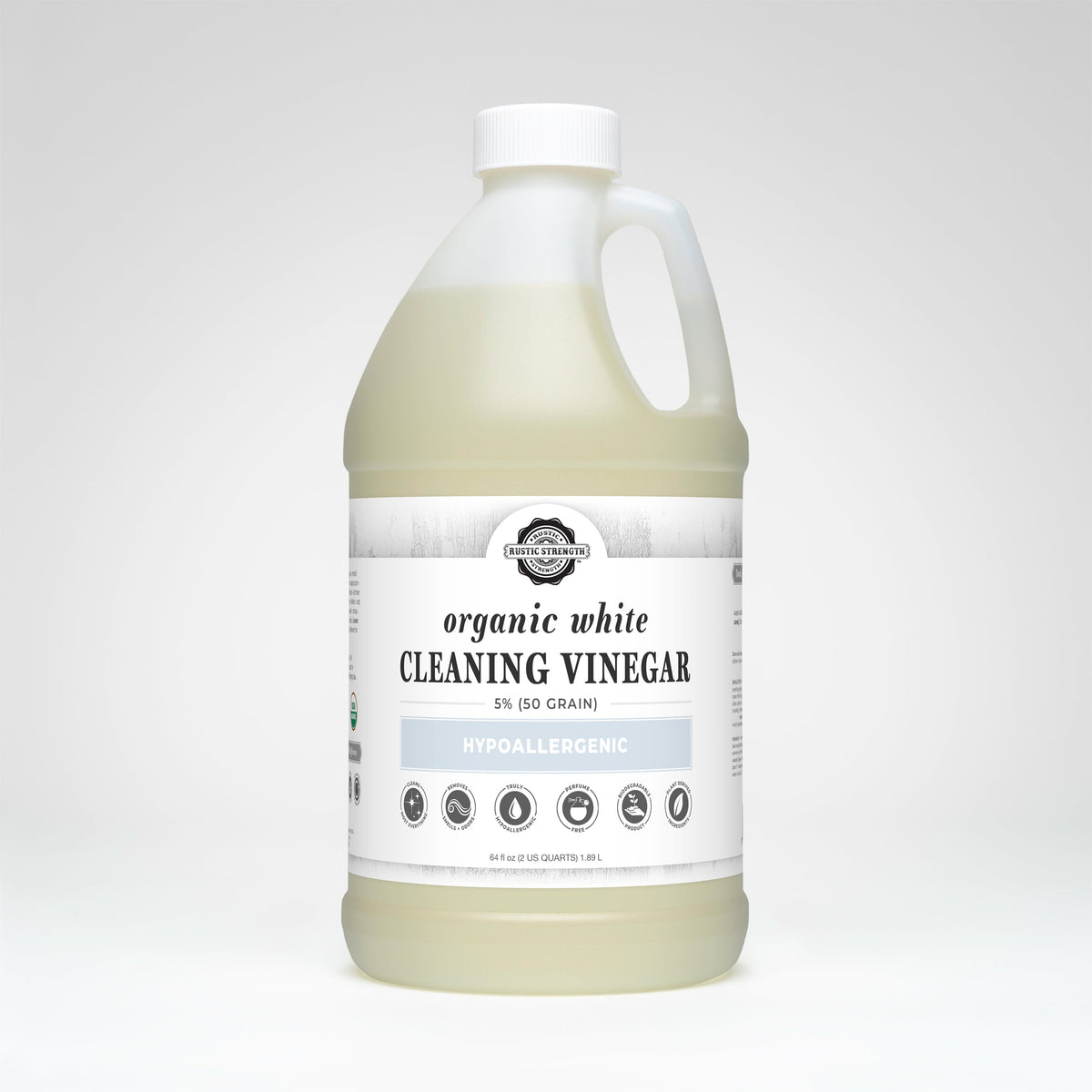 Organic White Cleaning Vinegar | 5% (50 grain)