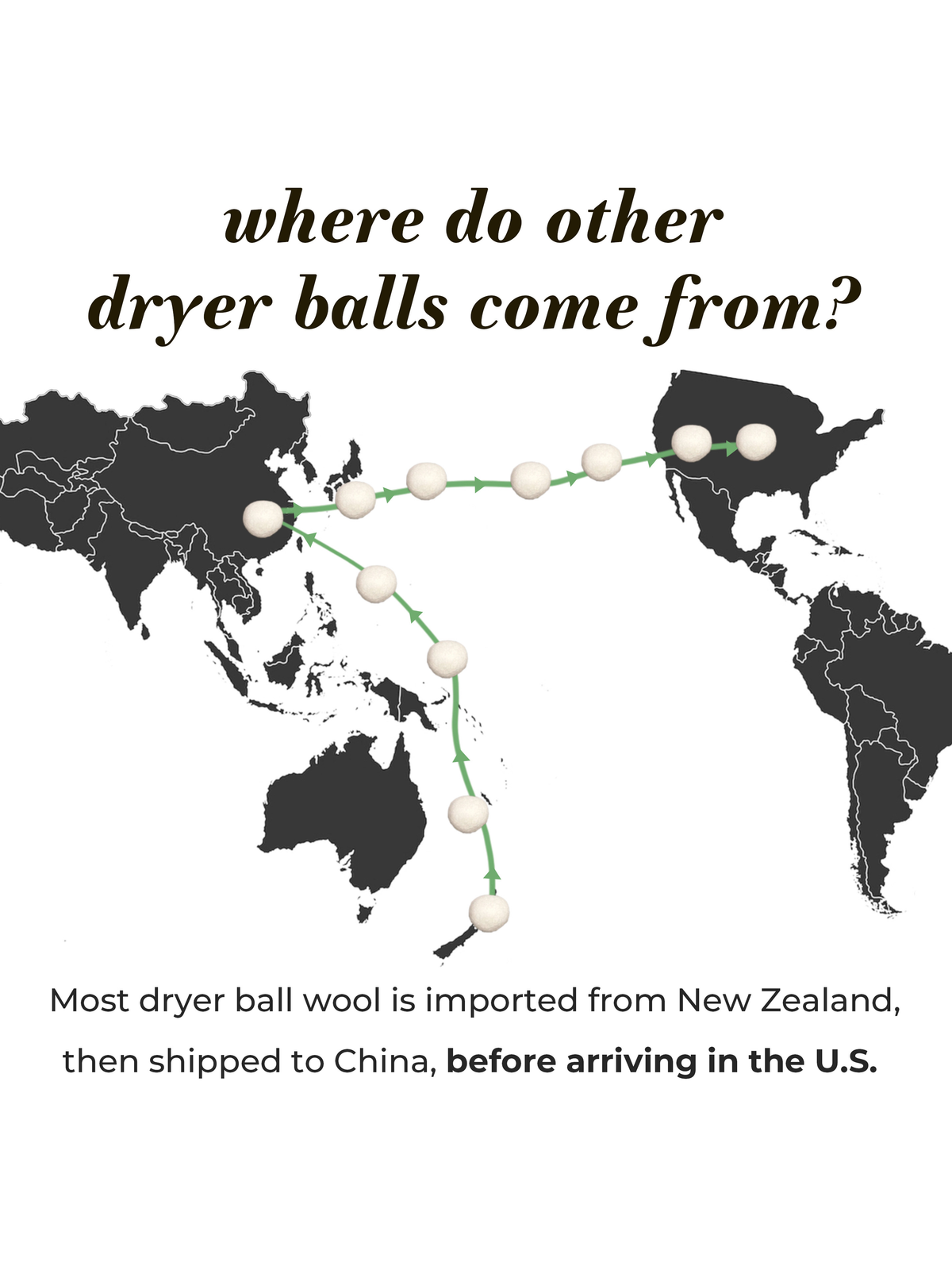 Jumbo Wool Dryer Balls ( 3 pack )