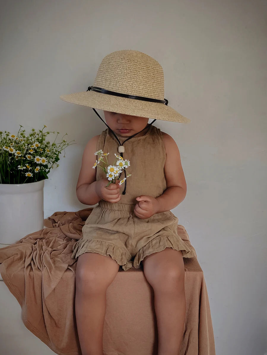 The Simple Folk Frill Linen Short