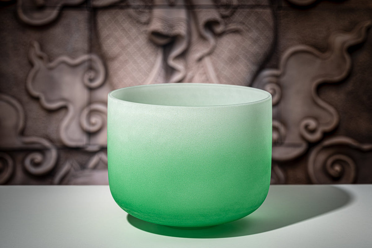 7 Chakra Color Quartz Crystal Singing Bowl Set (8"-14")