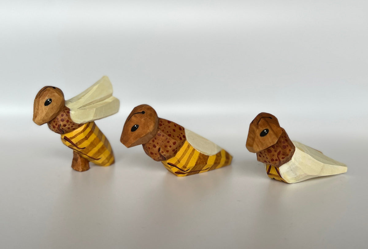 Wooden Bees Toy Set